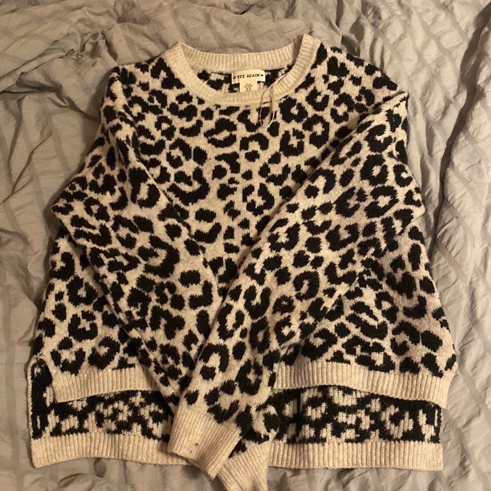 CHEETAH SWEATER